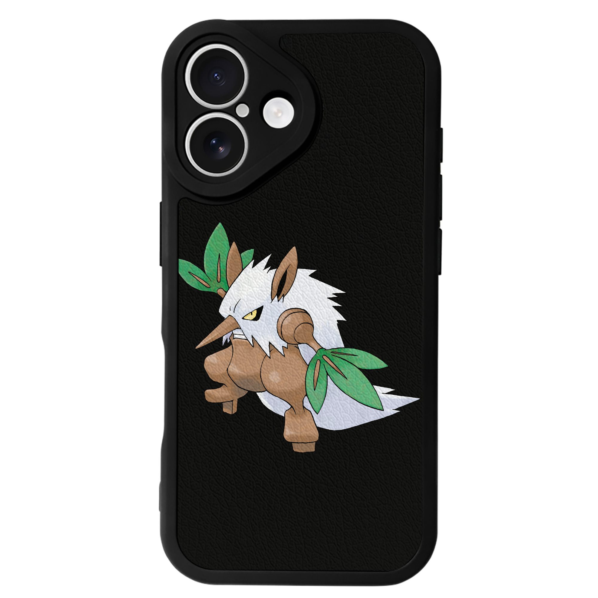 （画像用） ポケットモンスター Pokémon 【iPhone 16シリーズ対応】シリコンスマホケース（レザー調） 材質：シリコン